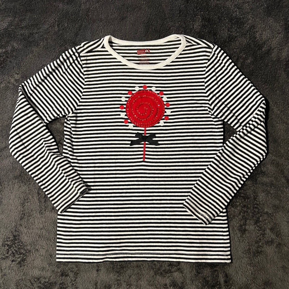 Striped Lollipop Long-sleeve tee